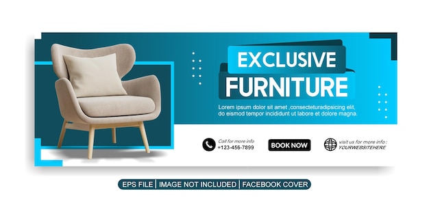 furniture social media post template