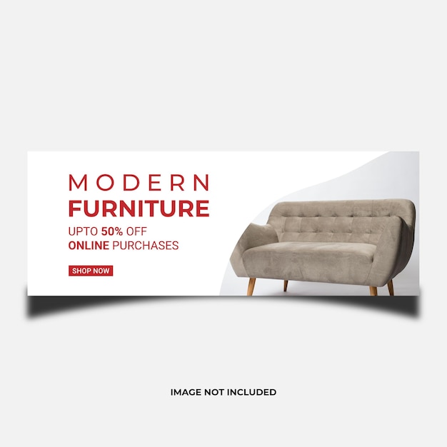 furniture web banner template