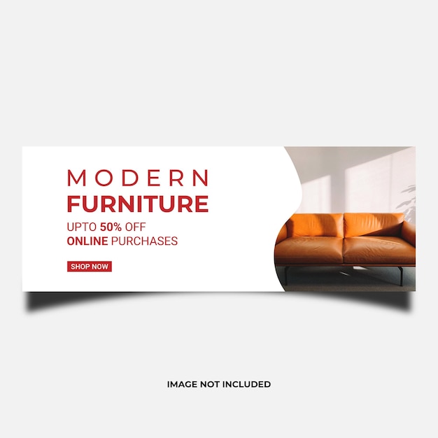 furniture web banner template