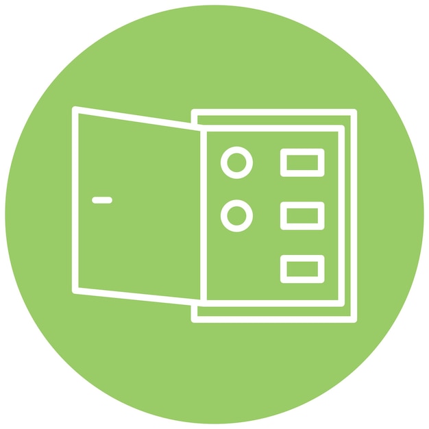 Vector fuse box icon style