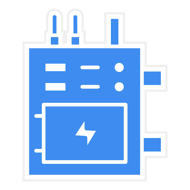 Vector fuse box icon vector image can be used for electrician tools