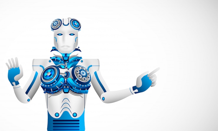Vector future concept for artificial intelligence.
