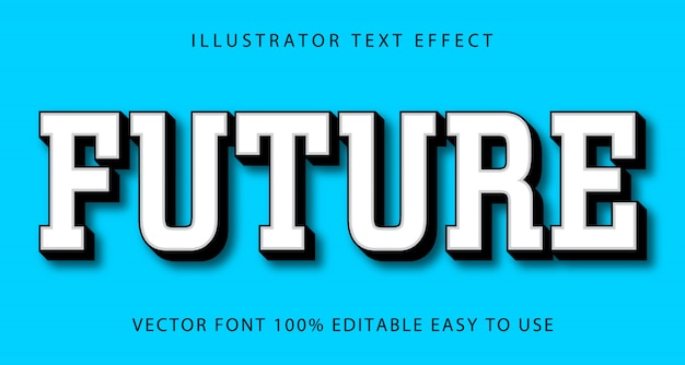 Future Editable Text Effect