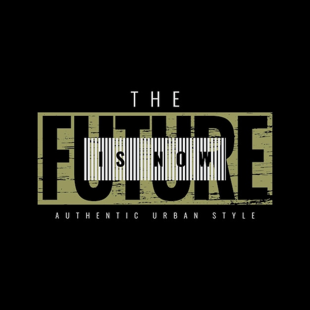 Future illustration graphic tshirt and apparel design