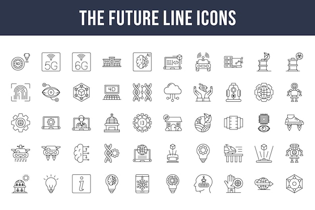 The Future Line Icons