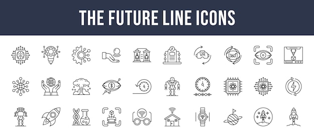 The Future Line Icons