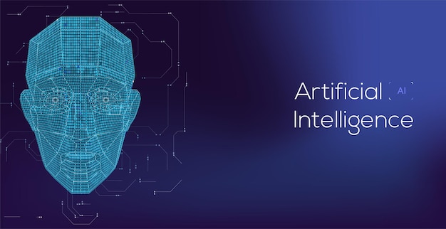 인공 지능 Ai의 미래 인공 지능 텍스트로 만든 인간의 얼굴