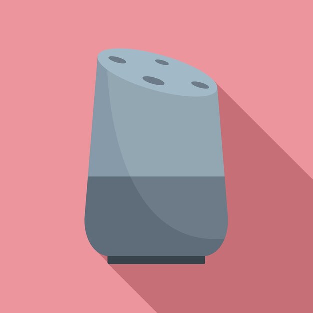 Future smart speaker icon flat illustration of future smart speaker vector icon for web design