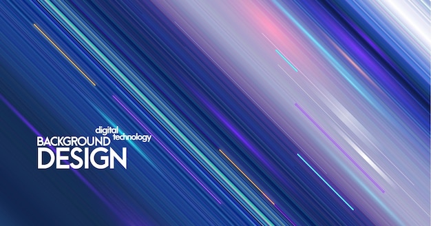 Vector future technology background design