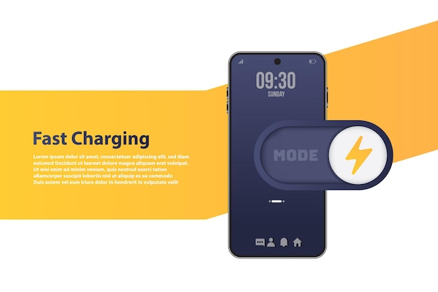 Future technology for convenient and quick charging Smartphone fast battery charging