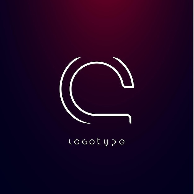futurism style letter q minimalist type for modern futuristic logo elegant cyber tech monogram