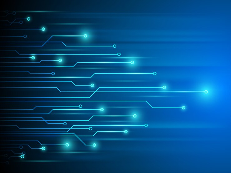 Vector futuristic abstact technology background