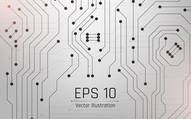 Vector futuristic abstract background