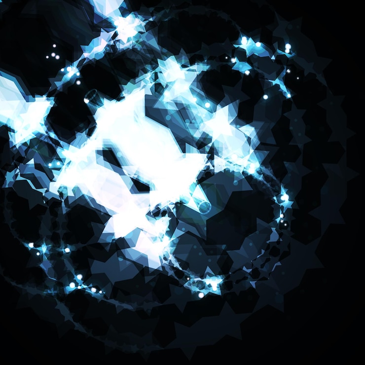 Vector futuristic abstract illustration technology background