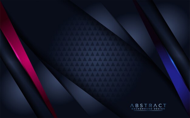 Futuristic abstract modern navy background with overlap layer