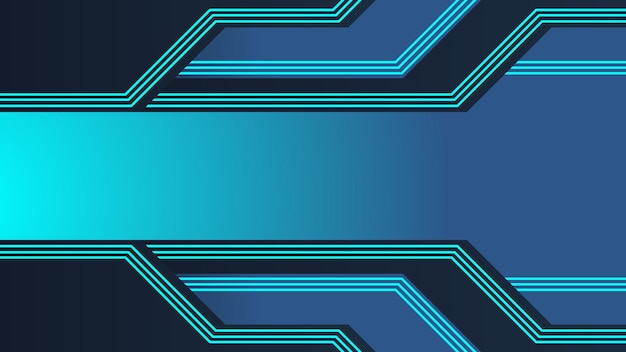 将来的な抽象的なテクノロジー背景と幾何学的なパターン