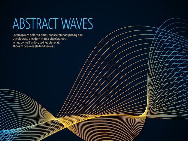 Futuristic abstract vector background