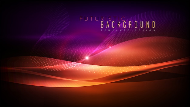 Futuristic Art Background