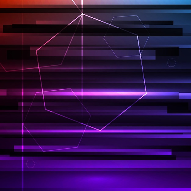 Futuristic background dark purple grunge hexagons