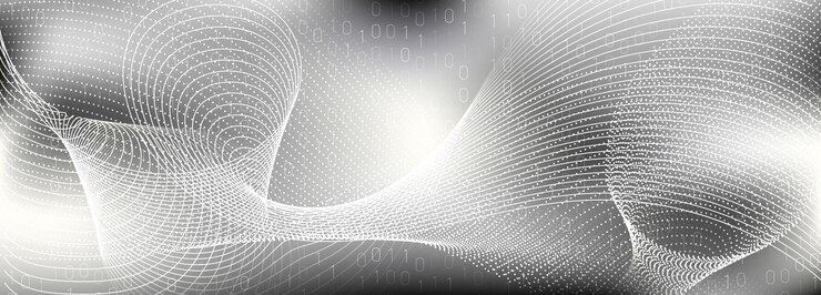 Vector futuristic background with big data network illustration