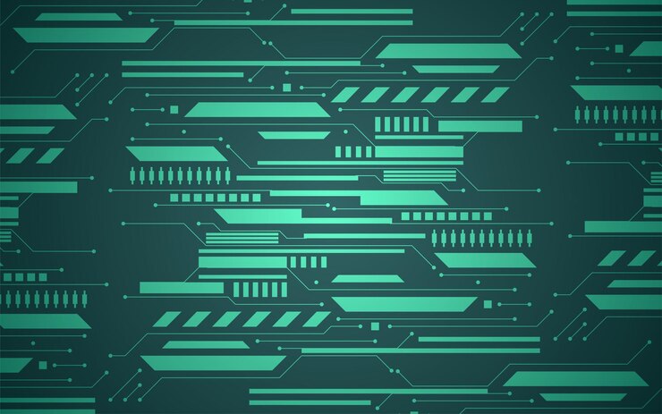 Vector futuristic blue light background design for banner web poster technology theme concept