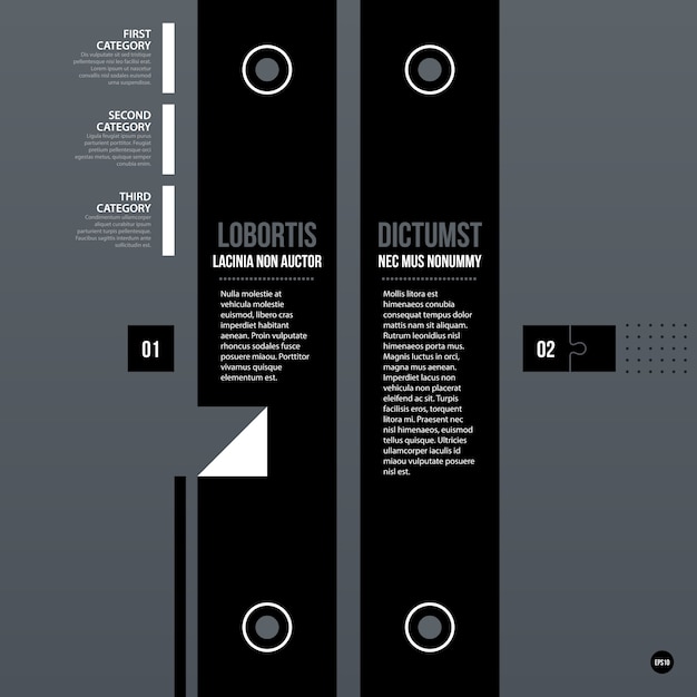 Futuristic corporate web design template. Useful for presentations or advertising.