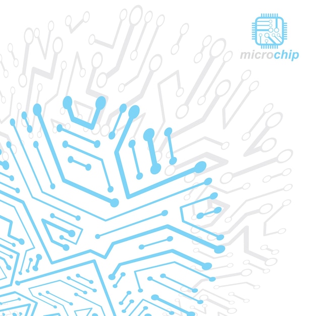 Futuristic cybernetic scheme, vector motherboard illustration. digital element, circuit board. technology innovation abstract background