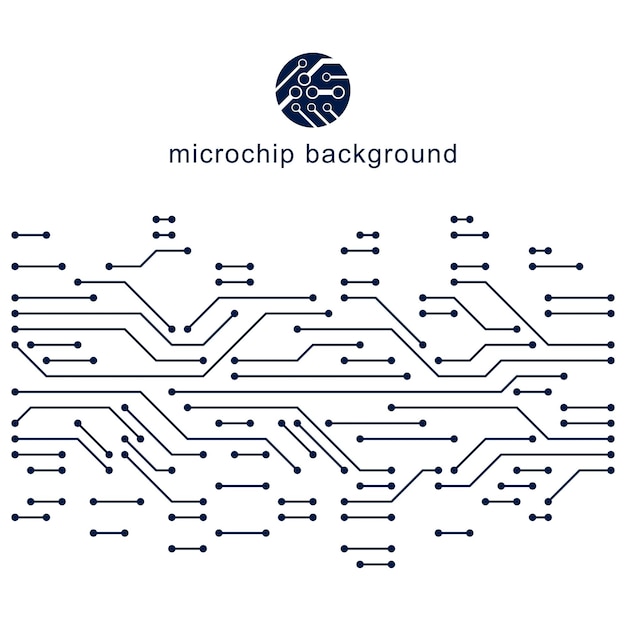 Vector futuristic cybernetic scheme, vector motherboard illustration. digital element, circuit board. technology innovation abstract background