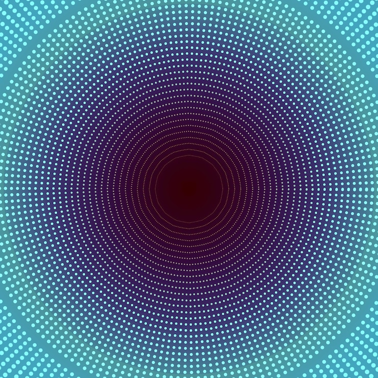 Vector futuristic digital background wallpaper illustration pattern circle dots