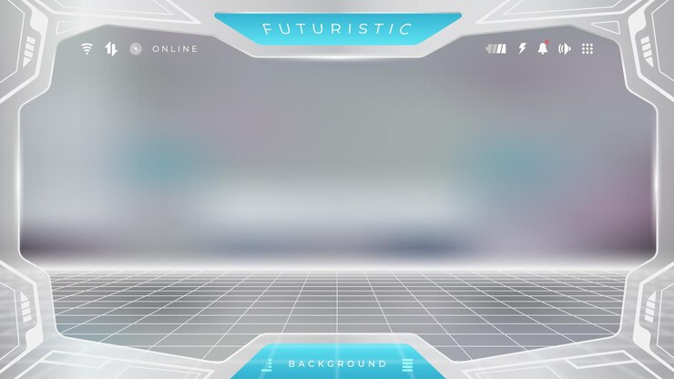 Vector 미래 디지털 프레임 배경