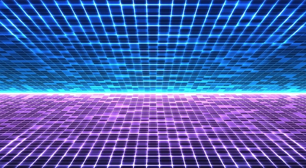 Futuristic digital technology perspective background