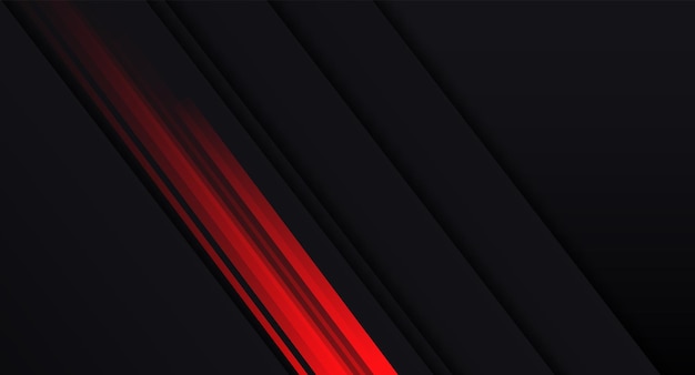 Futuristic geometric shape red and black abstract background vector isolated design