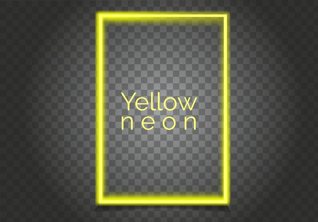 futuristic hud light yellow frame Technological background Light glass yellow frames HUD PNG