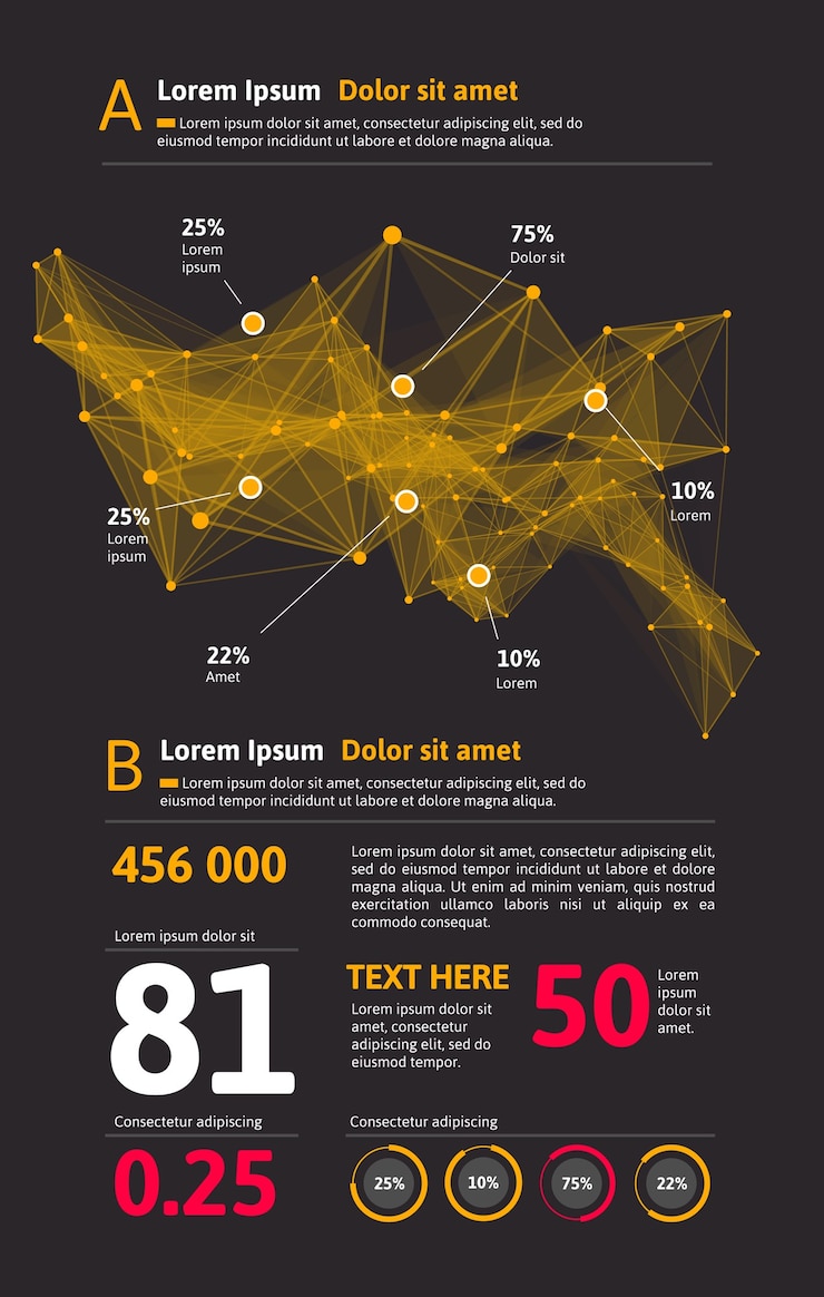 Vector futuristic infographic. information aesthetic . complex data threads graphic visualization. abstract data graph. 