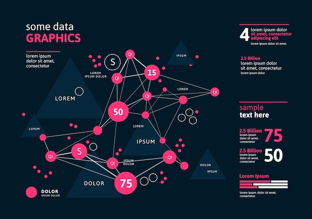 Футуристическая инфографика Информационно-эстетический дизайн Сложные потоки данных графическая визуализация