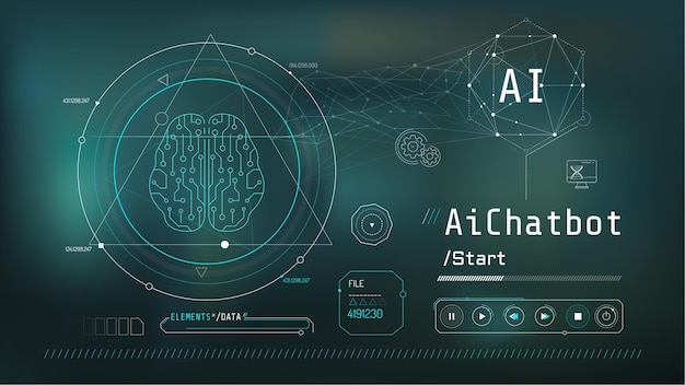 Futuristic interface for brain research with data decoding