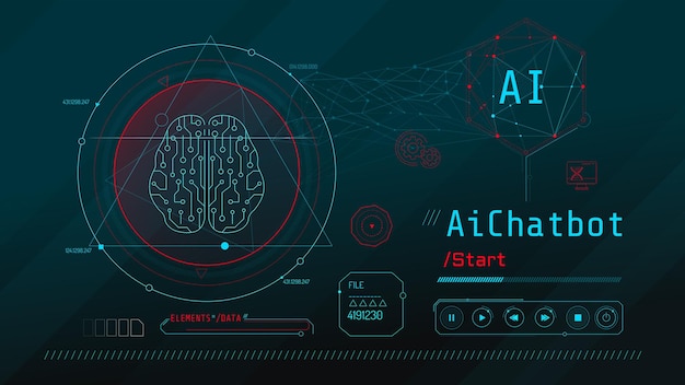 Futuristic interface for brain research with data decoding