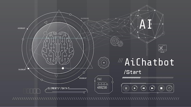 Futuristic interface for brain research with data decoding