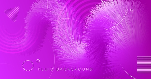 Futuristic liquid shape abstract fluid curved background