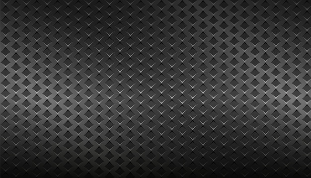 Futuristic metal background. Monochrome vector. Dark texture background. Metal perforated