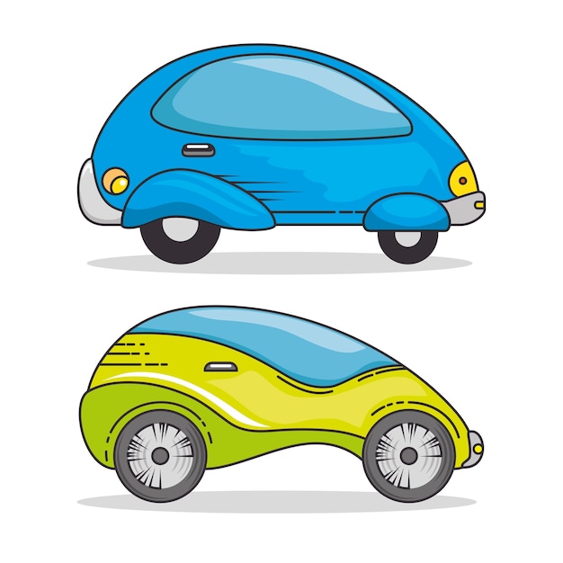 Vector futuristic and modern car design