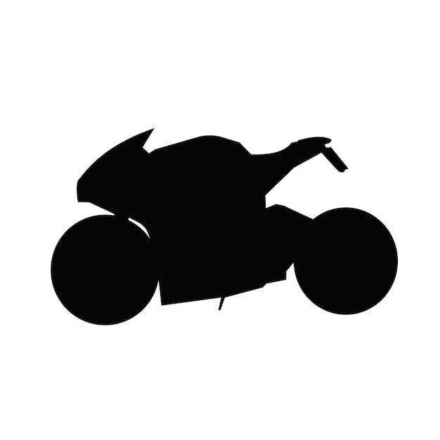 Vector futuristic motorcycle icon vector design
