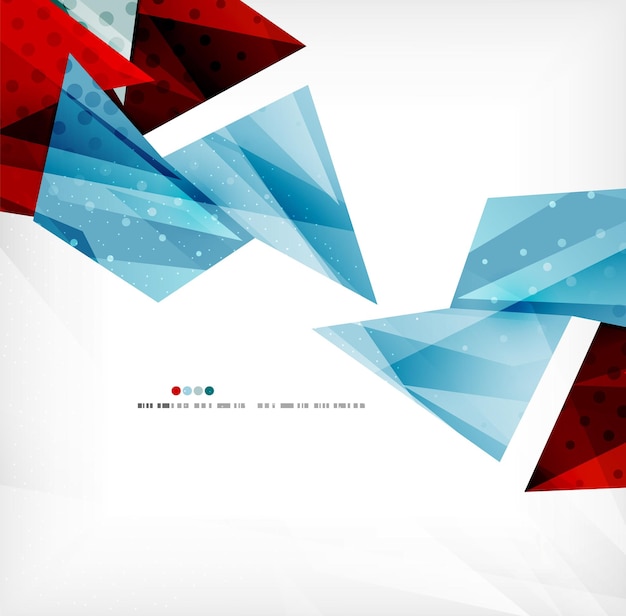 Futuristic shapes vector abstract background