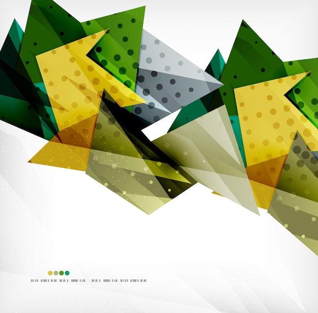 Futuristic shapes vector abstract background