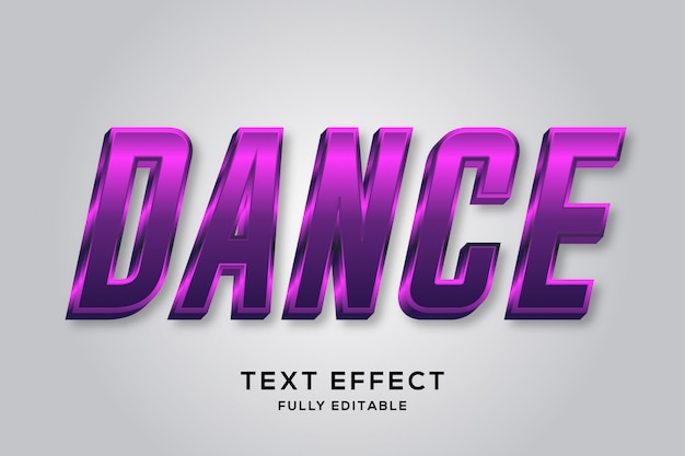 Futuristic shiny metallic purple editable text effect