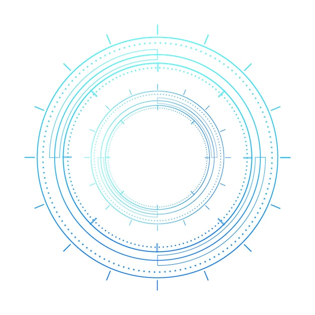 Futuristic technology abstract template innovative virtual user interfaces HUD arrow speed bac