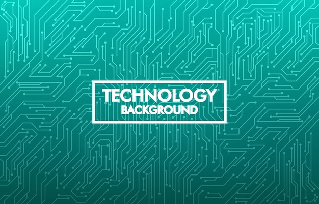 Vector futuristic technology background design