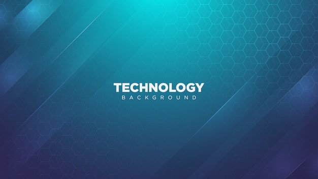 Futuristic Technology Background with Polygonal Design