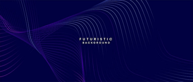 Vector futuristic technology digital age data visualization blue future technology banner background