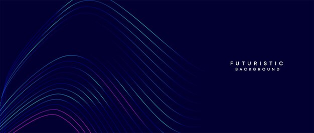 Vector futuristic technology digital age data visualization blue future technology banner background